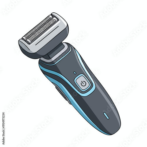 Electric Razor Shaver Illustration