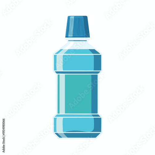 Clear Plastic Water Bottle with Cap for Hydration and Wellness