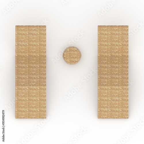 3d render Sun Lounger design element Furniture