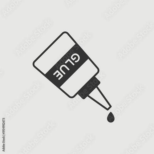 Vector Simple Isolated Glue Icon