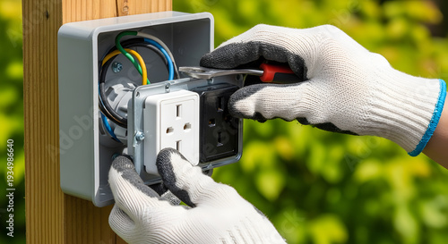 Outdoor Electrical Outlet Installation | Wiring Exterior Power Sockets | DIY Garden Electrical Project | Installing Weatherproof Receptacles