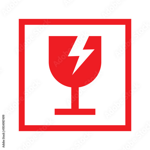 cardboard packaging symbol icon vector design illustration