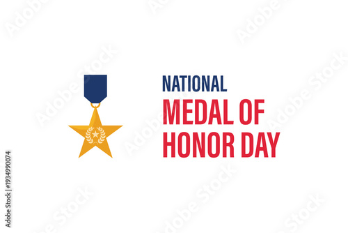Quadro em tela Celebrating National Medal of Honor Day