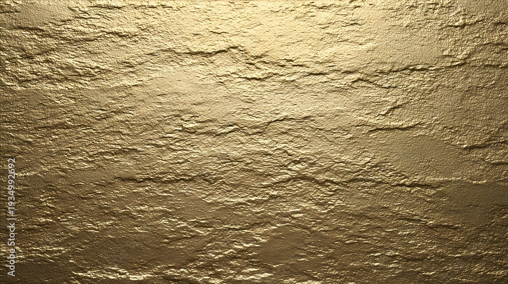 Naklejka premium Luxurious Golden Stone Surface With Detailed Natural Rock Texture And Bright Reflections 
