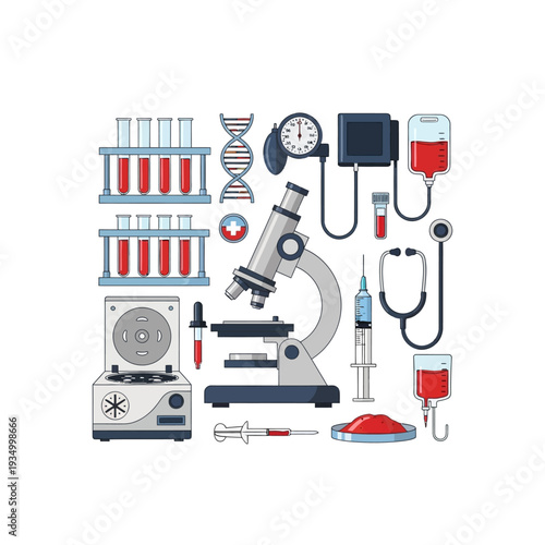 Medical Laboratory Equipment and Supplies for Blood Analysis and Research