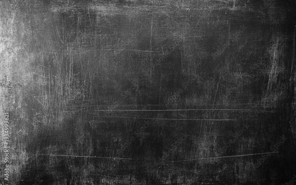 Obraz premium Chalkboard classroom school education. Close up of a black dirty chalkboard.