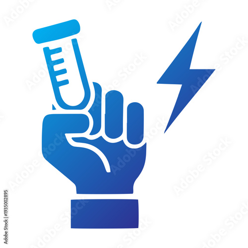 Scientific Research Discovery Gradient Icon