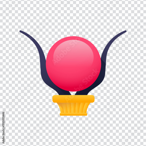 Hathor Egyptian Goddess Love Icon