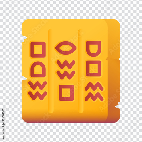 Hieroglyph Egyptian Writing Icon