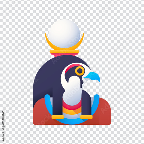 Khonsu Egyptian God Moon Icon