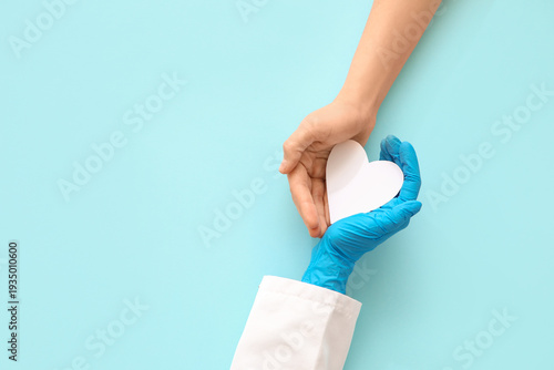 Hands of female doctor and ...