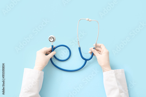 Female doctor's hands with ...