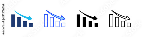 Crisis Multi Style Icon Set Vector 