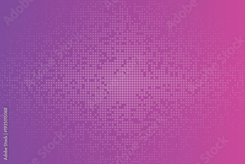 Cool color transition from soft blue to deep purple with a subtle halftone dot pattern