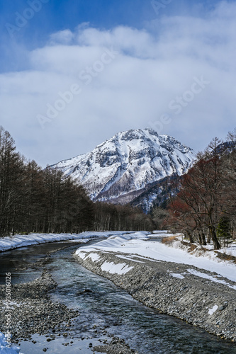Wallpaper Mural 冬の日本長野県の上高地 Torontodigital.ca