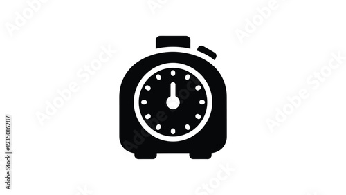 Mechanical kitchen timer icon for manual time tracking of cooking tasks.Mechanical kitchen timer icon for manual time tracking of cooking tasks.