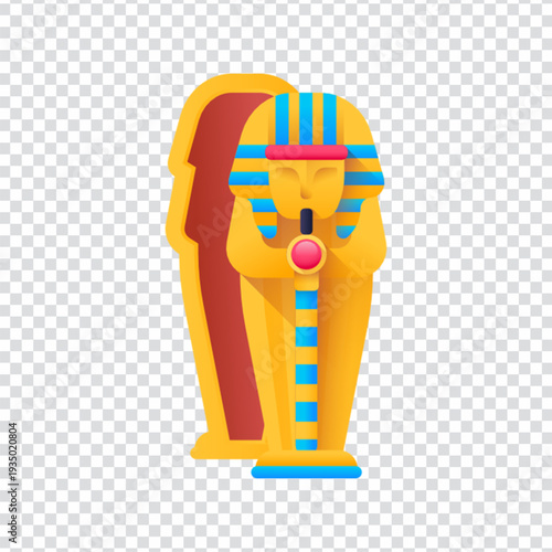 Sarcophagus Egyptian Coffin Icon