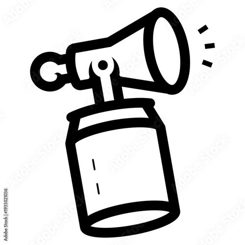 air horn can icon