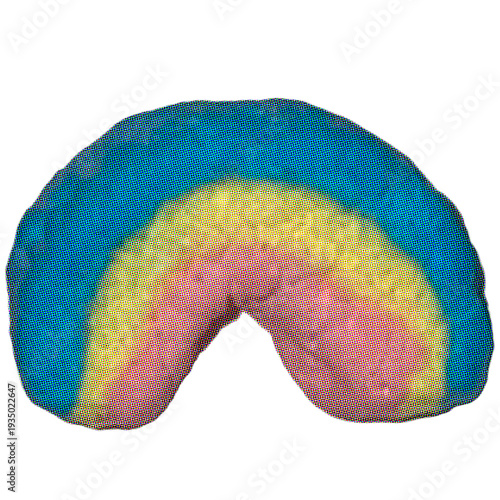 Quadro em tela Lucky Rainbow Charm