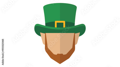 St. Patrick's Day design with a Leprechaun hat.