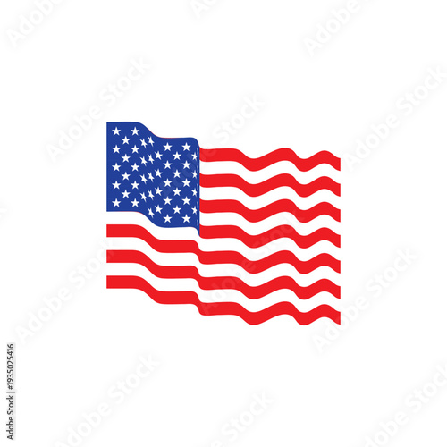 American flag illustration