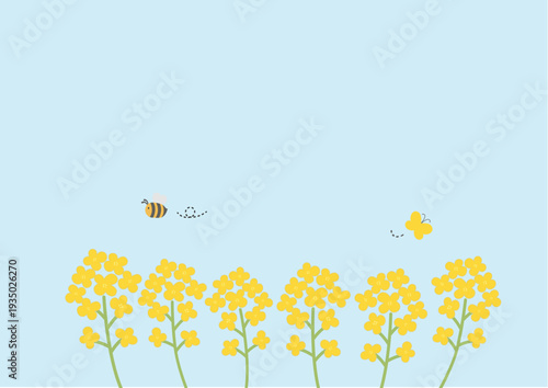 春の背景イラスト　春のお花のイラスト　詰め合わせ　春素材　春のバナー　 ロゴ　桜
