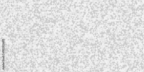 Abstract background made of triangles. Mosaic pattern, tile geometric cube white and gray vector wallpaper.