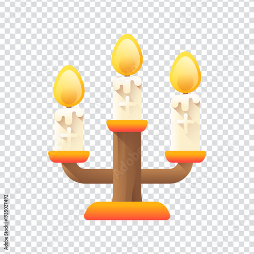 Candelabrum Menorah Candle Holder Icon