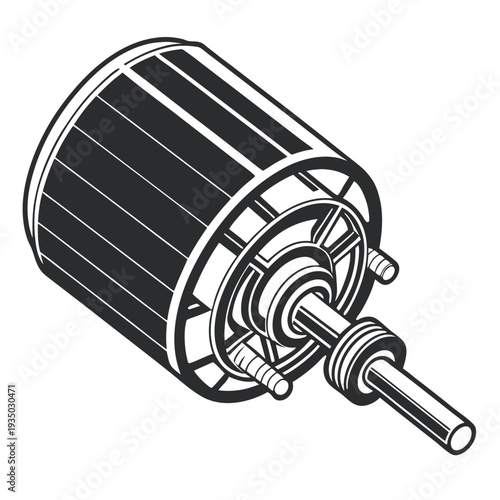 oil barrel isolated on white