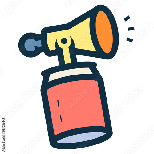 air horn can icon