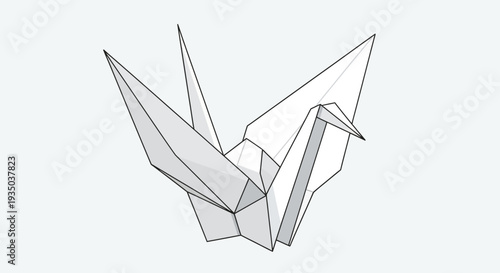 Origami Crane Paper Craft