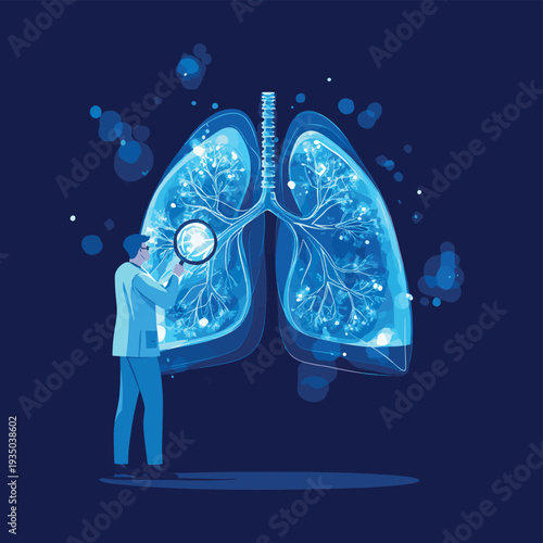 World Tuberculosis Day Medical experts conducting essential research on viral infections within the human respiratory system