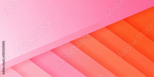 A seamless colorful wallpaper design featuring vintage pink and yellow stripes with a grunge texture on retro paper material creates a vibrant striped fabric backdrop for artistic decoration