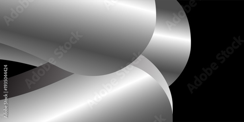black background with dynamic curve line elegant graphic design element decoration.vector eps10