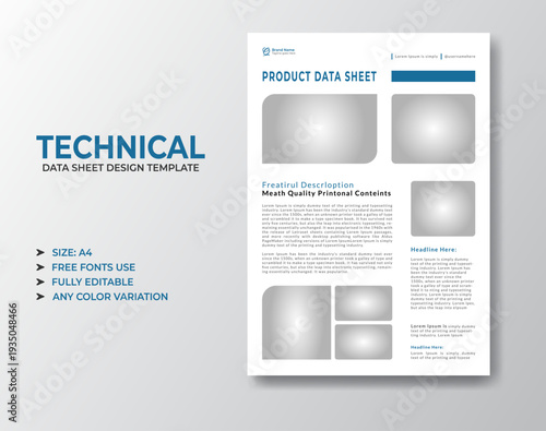 Technical Data Sheet Design