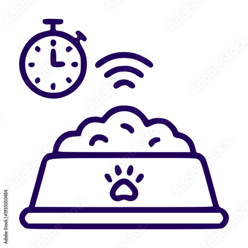 Smart Pet Feeder with Timer and Wireless Connectivity.