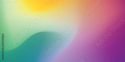 Vibrant Gradient Abstract Background with Smooth Color Transitions.