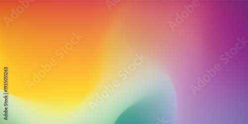 Vibrant Gradient Abstract Background with Smooth Color Transitions.