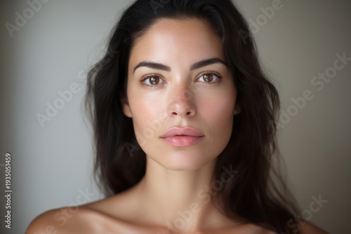 Beauty skin portrait adult.