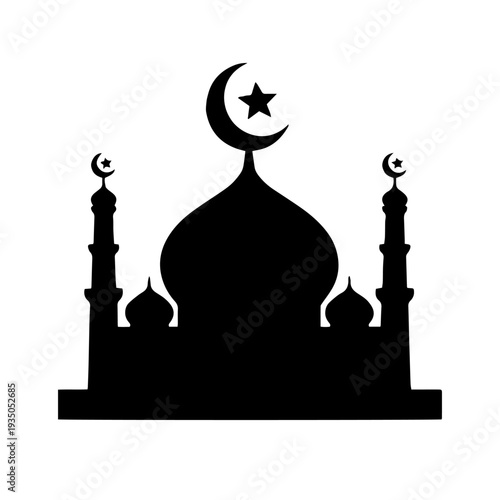 Ramadan Kareem Mosque Background Vector Design