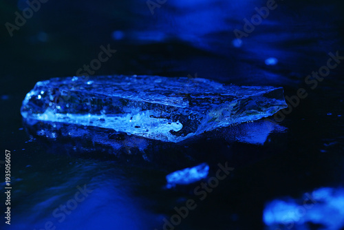 The Deep Blue Ice of the Winter