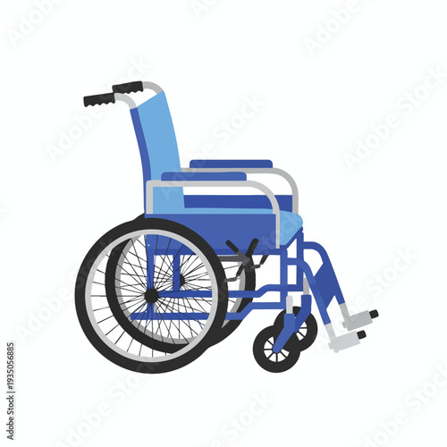 Modern Blue Wheelchair for Accessibility and Independence