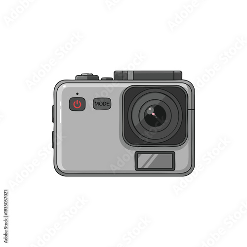 Action Camera with Waterproof Housing for Adventure and Outdoor Activities