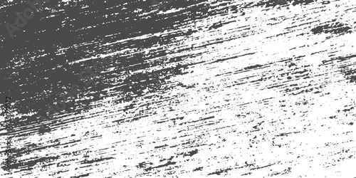 Black and White Grainy Paper Background with Pencil Texture Effect, Rough Noise Grain, Dirty Dust Distress Overlay and Messy Grunge Vector Design.