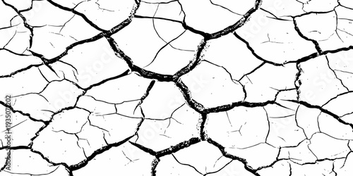 Dry cracked earth soil texture background with natural desert ground pattern and drought surface.
