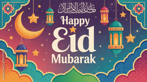 Palm sunday celebration with cross and palm leaves on blue background