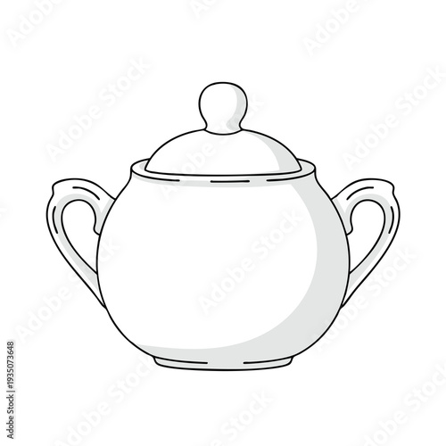 Elegant Vintage Teapot for Drinking and Tea Time Events