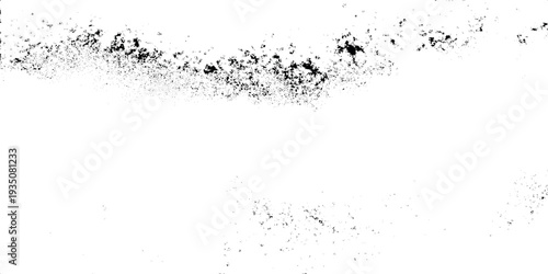 Dust particle and dust grain texture on white background distorted grunge shape drift show overlay grunge texture.