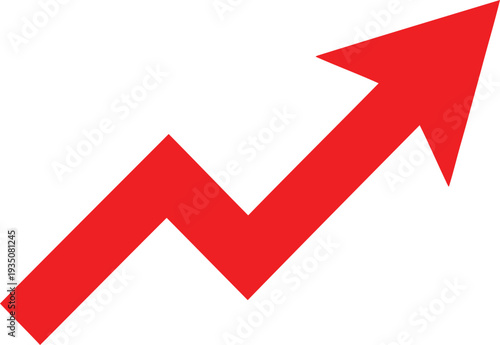 A bold upward trending arrow indicating growth and positive progress.