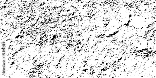 Grunge overlay vector grainy letterpress textures. Distressed dust pattern texture. Black stippled sand wavy texture. Illustration noise speckle wallpaper for banner, poster. 